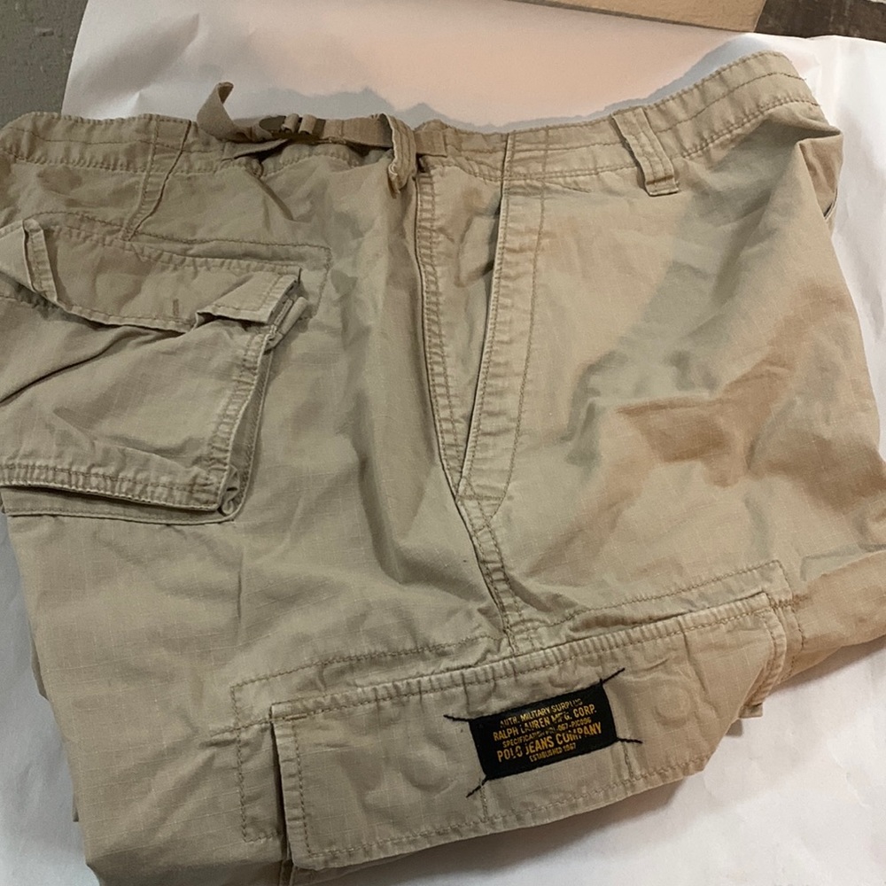 Ralph Lauren Khaki Cargo Shorts